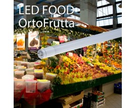 TUBO LED IN VETRO 9W 60CM 360° T8 PER ALIMENTI PESCE