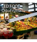 TUBO LED IN VETRO 14W 90CM 360° T8 PER ALIMENTI VERDURA