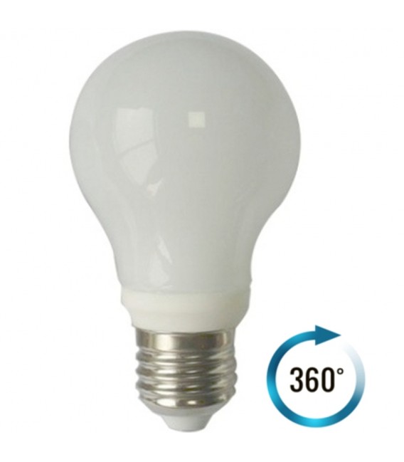 LAMPADINA LED BULBO TOTAL GLASS 7W E27 360°