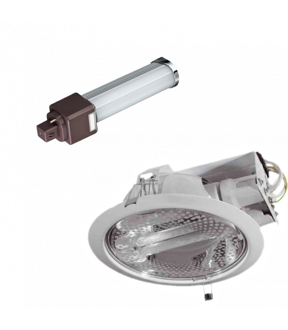 LED PLAFONIERA EMERGENZA 2X9W G24