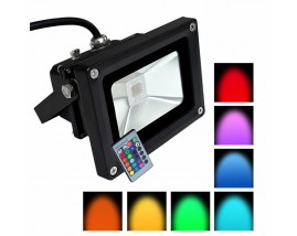 PROIETTORE LED 10W RGB +RADIOCOMANDO