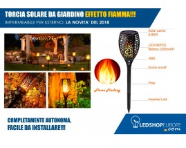 TORCIA SOLARE EFFETTO FIAMMA