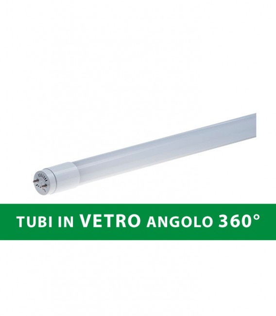 TUBO LED IN VETRO 9W 60CM 360° T8