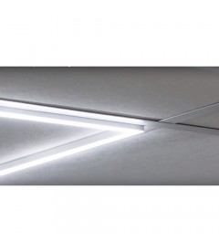 Cornice kit plafone Century finitura bianca per pannelli LED 60x60